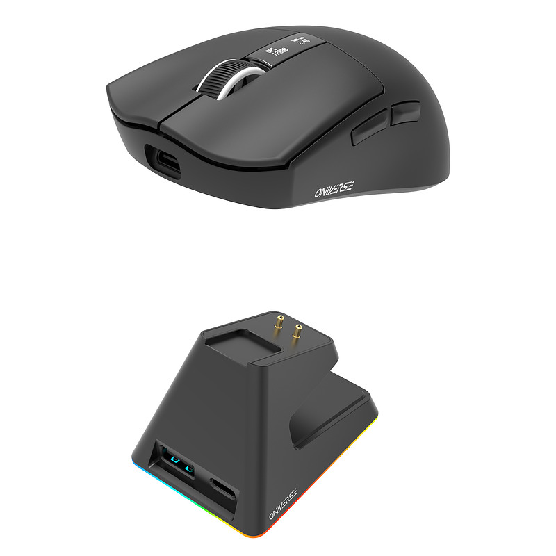 Oniverse - Souris gaming sans fil Vanguard + Dock - Nocta Black (PC)