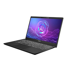 MSI Modern 15 H AI C2HMG-288FRNN 15.6" Intel Core Ultra 5 16 Go Noir 512 Go