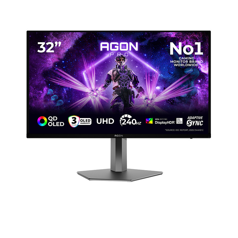 AOC AGON PRO AG326UZD2 31.5" OLED 4K Ultra HD 0,03 ms Noir