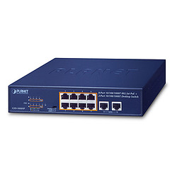 PLANET GSD-1008HP commutateur réseau Non-géré Gigabit Ethernet (10/100/1000) Connexion Ethernet, supportant l'alimentation via c