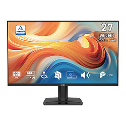 MSI PRO MP275QDE E14 27" LED Wide Quad HD 4 ms Noir