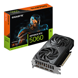 GIGABYTE GeForce RTX 5060 WINDFORCE MAX OC V2 8G – Carte graphique, 8GB GDDR7, 128bit, PCI-E 5.0, 2512MHz Core Clock, 3 × DP, 1 