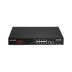 Edimax GS-5210PL commutateur réseau Géré Gigabit Ethernet (10/100/1000) Noir