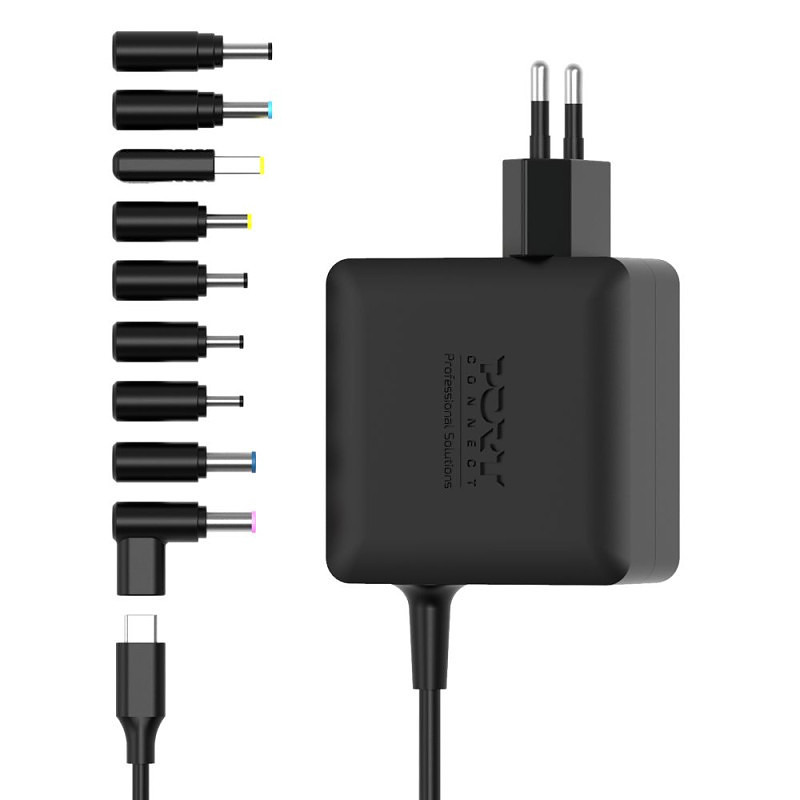 Port Designs 904065UWEU adaptateur de puissance & onduleur Intérieure 65 W Noir