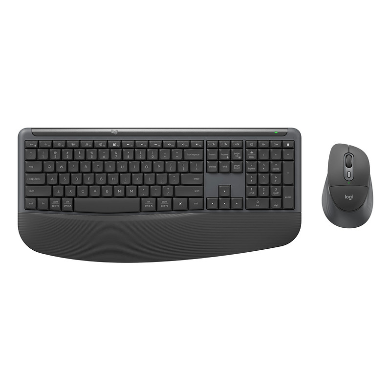 Logitech Signature Comfort Plus Combo MK880 clavier Souris incluse Universel RF sans fil + Bluetooth AZERTY Français Graphite