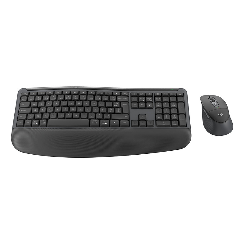 Logitech Signature Comfort Plus Combo MK880 for Business clavier Souris incluse Universel USB + Bluetooth AZERTY Français Graphi