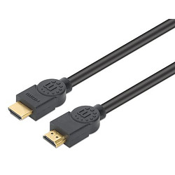 Manhattan Câble HDMI 4K@60Hz avec Ethernet, certifié CL3, 8 m, adapté à une installation encastrée, pour tous les appareils 4K e