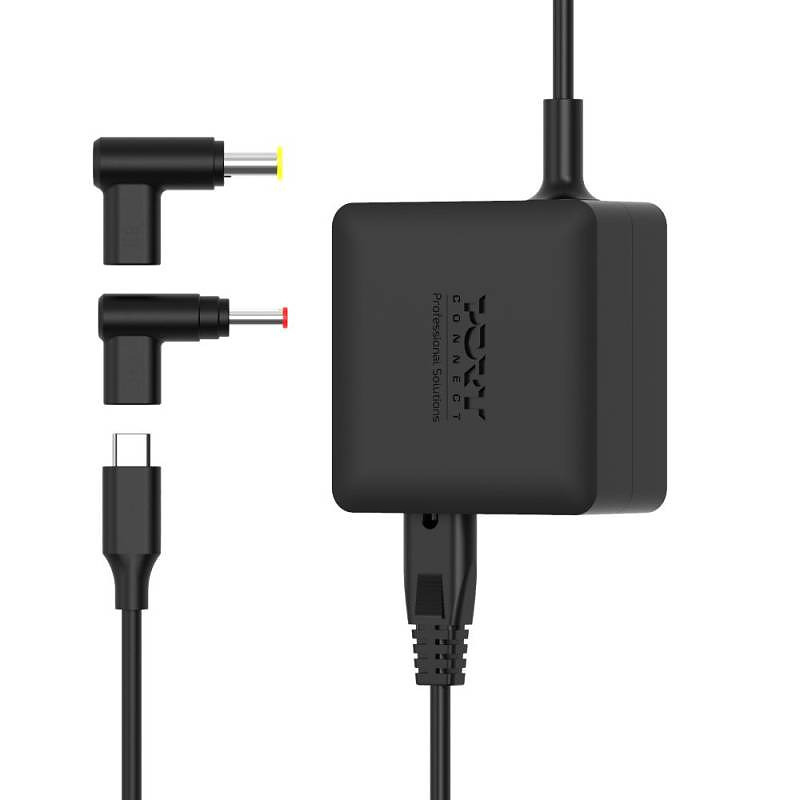 Port Designs PORT Connect 904065DEEU chargeur d'appareils mobiles Netbook Noir Secteur Charge rapide Intérieure
