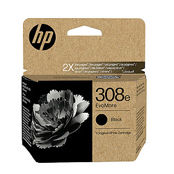 HP 308e Cartouche d’encre authentique Noir EvoMore