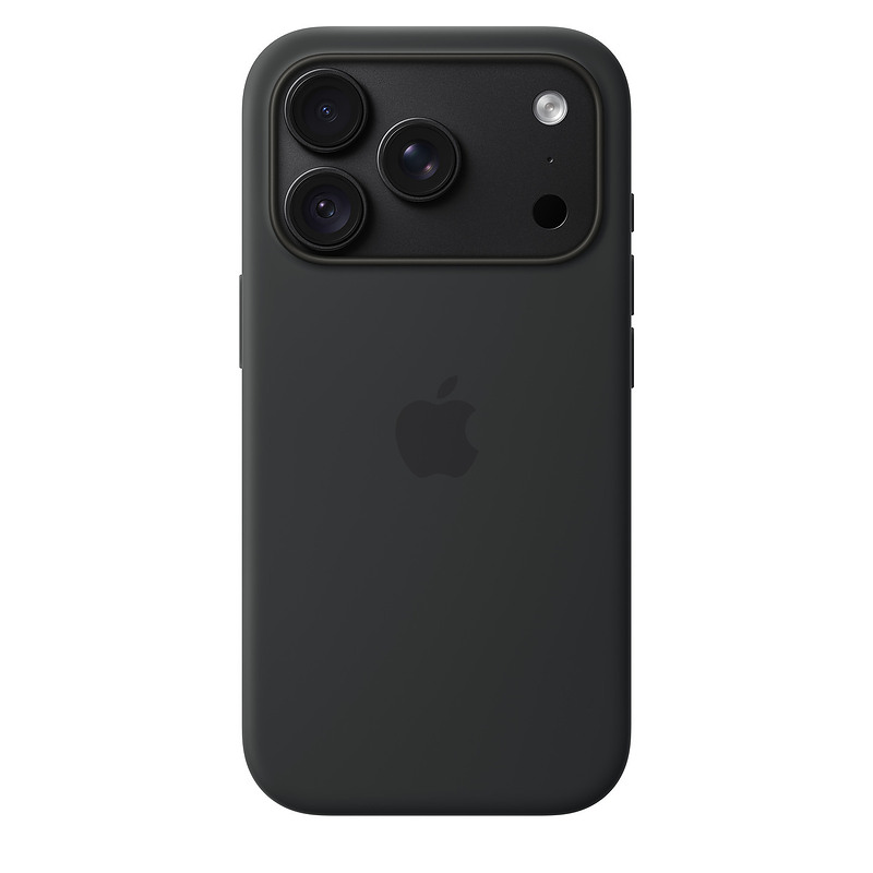 Apple Coque en silicone avec MagSafe pour iPhone 18 Pro - Noir