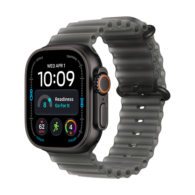 Apple Watch Ultra 4 OLED 49 mm Numérique 422x514 pixels Écran tactile 5G Noir Wifi GPS (satellite)