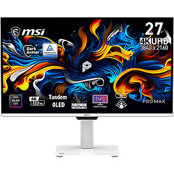 MSI Pro MAX 271UPXW12G 26.5" QD-OLED Full HD Ultra large 0,03 ms Blanc
