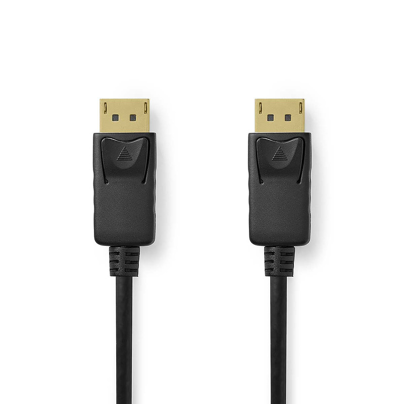 Nedis CCGL38010BK20 câble DisplayPort 2 m Noir