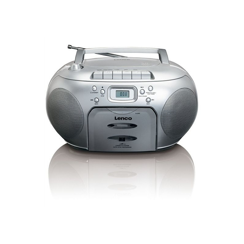 Lenco SCD-420 Numérique 13 W FM Argent