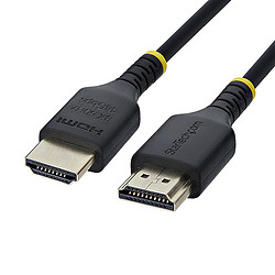 StarTech.com Câble HDMI 2.1 Ultra Haute Vitesse Certifié slim 50 cm (1,6 pi), 8K 60 Hz / 4K 120 Hz, avec HDR10+ / eARC, 48 Gbps,