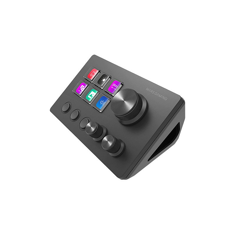 Mars Gaming MSDTWO contrôleur de création de contenu en direct Noir 9 boutons