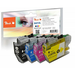 Peach PI500-377 cartouche d'encre 4 pièce(s) Original Rendement élevé (XL) Noir, Cyan, Magenta, Jaune