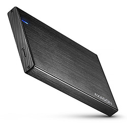 Axagon EE25-XA6C Boîtier de disques de stockage Boîtier disque dur/SSD Noir 2.5"