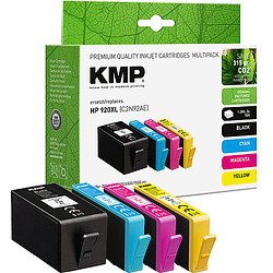 KMP 1717,4005 cartouche d'encre 4 pièce(s) Compatible Rendement élevé (XL) Cyan, Noir, Jaune, Magenta