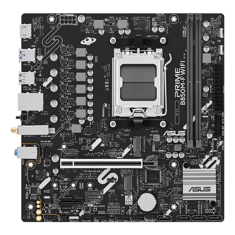 ASUS PRIME B850M-F WIFI AMD B850 Emplacement AM5 micro ATX