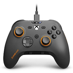 Scuf Gaming Valor Wired with TMR Steel Gray Gris USB Manette de jeu Numérique Xbox Series X, Xbox Series S, Xbox One, PC