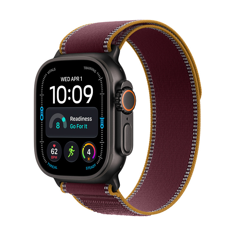 Apple Watch Ultra 4 OLED 49 mm Numérique 422x514 pixels Écran tactile 5G Noir Wifi GPS (satellite)