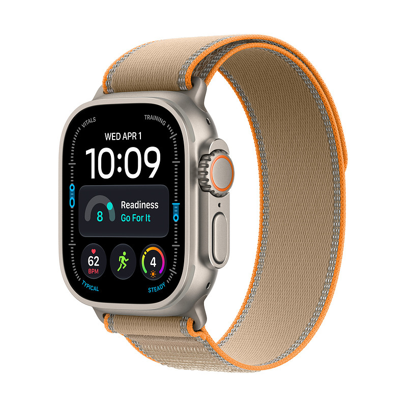 Apple Watch Ultra 4 OLED 49 mm Numérique 422x514 pixels Écran tactile 5G Titane Wifi GPS (satellite)