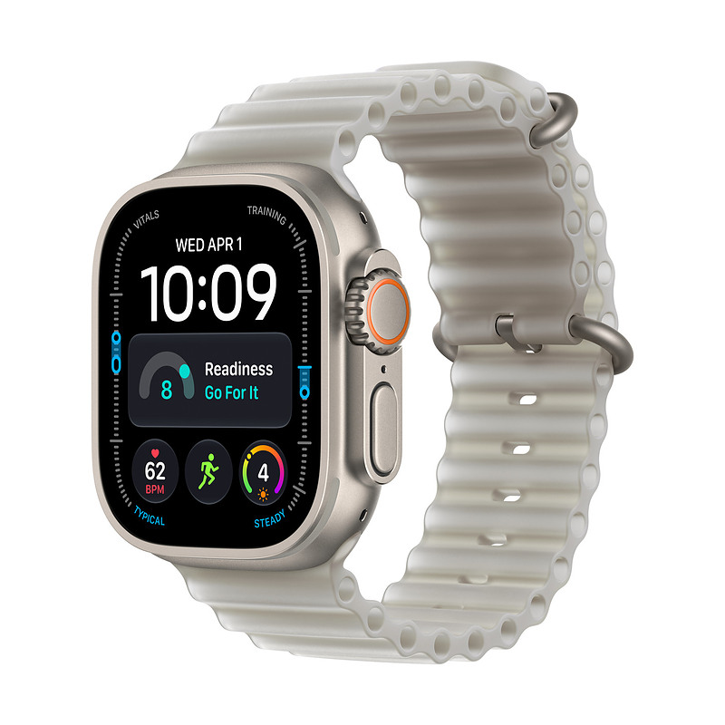 Apple Watch Ultra 4 OLED 49 mm Numérique 422x514 pixels Écran tactile 5G Titane Wifi GPS (satellite)