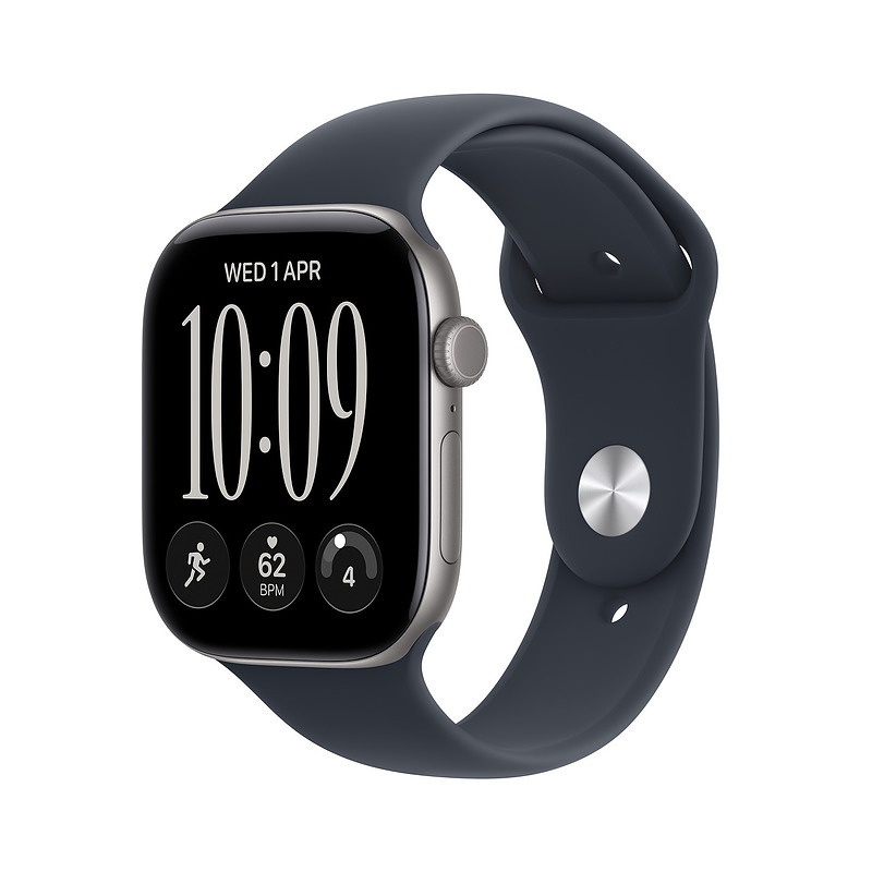 Apple Watch Series 12 OLED 42 mm Numérique 374x446 pixels Écran tactile Gris Wifi GPS (satellite)