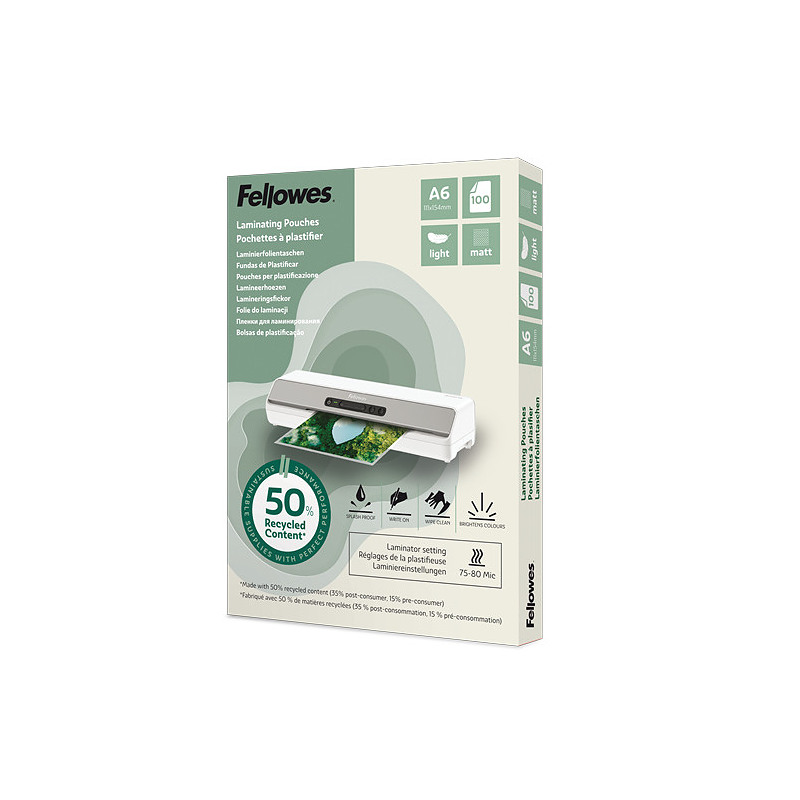 Fellowes 100143438 pochette plastique 100 pièce(s)