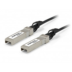 LevelOne DAC-0105 câble InfiniBand et à fibres optiques 5 m SFP+ Noir, Acier inoxydable
