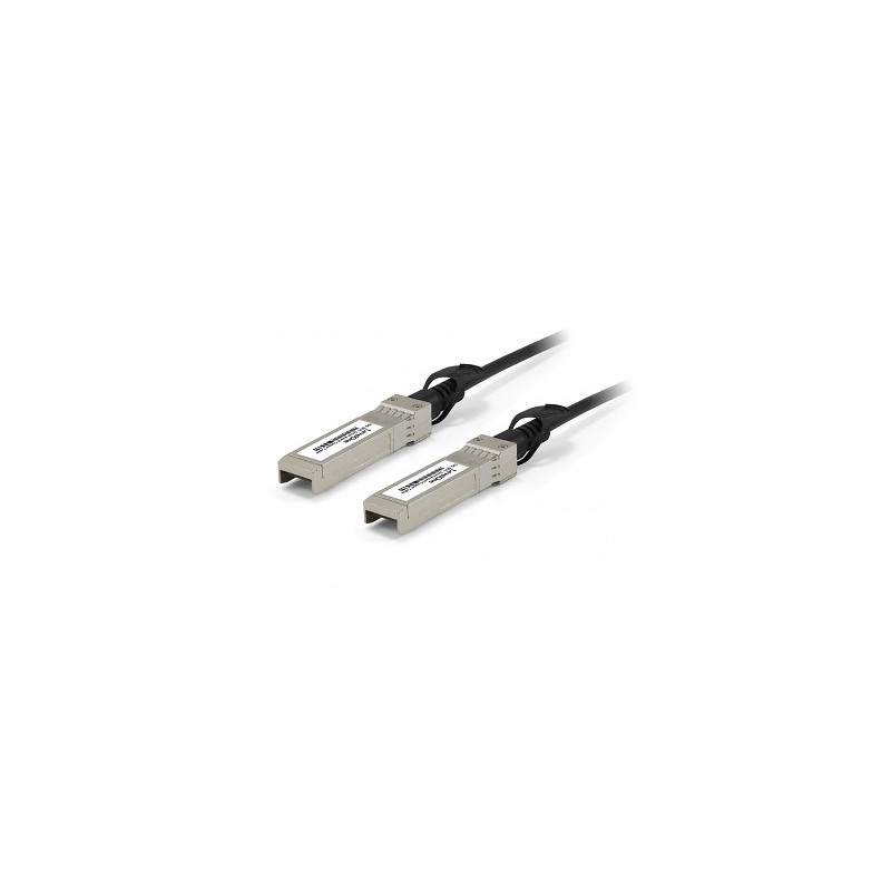 LevelOne DAC-0105 câble InfiniBand et à fibres optiques 5 m SFP+ Noir, Acier inoxydable