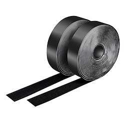 LogiLink KAB0080 serre-câbles Velcro cable tie Noir 2 pièce(s)