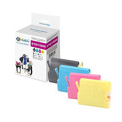 G&G 14880 cartouche d'encre 4 pièce(s) Compatible Cyan, Jaune, Magenta, Noir
