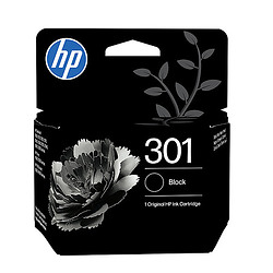 HP 301 cartouche d'encre noir authentique