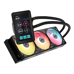 Corsair iCUE LINK TITAN II 360 RX LCD Processeur Kit watercooling 36 cm Noir 1 pièce(s)