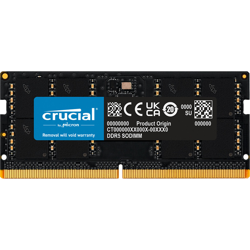 Crucial CT32G56C46S5 32 Go 1x32 Go DDR5 262-pin SO-DIMM
