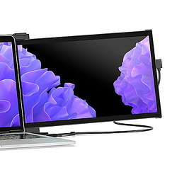 Mobile Pixels Duex Plus DS Moniteur portable Noir 33,8 cm (13.3") LCD 1920x1080 pixels