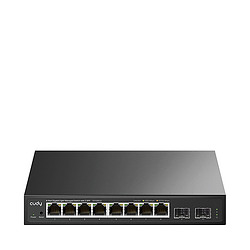 Cudy 8-Port Gigabit Easy-Managed Switch with 2 SFP, GS108ES2 1.0 Géré L2 Gigabit Ethernet (10/100/1000) Noir