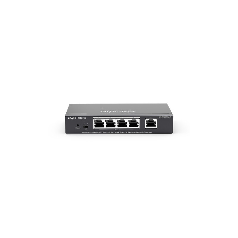 Ruijie Networks RG-ES205GC-P commutateur réseau Géré L2 Gigabit Ethernet (10/100/1000) Connexion Ethernet, supportant l'alimenta
