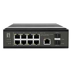 LevelOne IGP-1091 Géré L3 2.5G Ethernet (100/1000/2500) Connexion Ethernet, supportant l'alimentation via ce port (PoE) Montage 