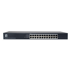 LevelOne GEU-2432 Non-géré Gigabit Ethernet (10/100/1000) 1U Gris