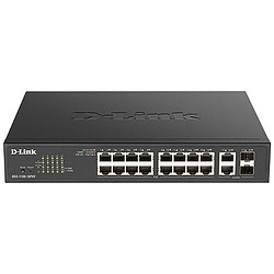 D-Link DGS-1100-18PV2 commutateur réseau Géré L2 Gigabit Ethernet (10/100/1000) Connexion Ethernet, supportant l'alimentation vi