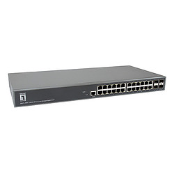 LevelOne GTL-2885 commutateur réseau Géré L3 Gigabit Ethernet (10/100/1000) Gris