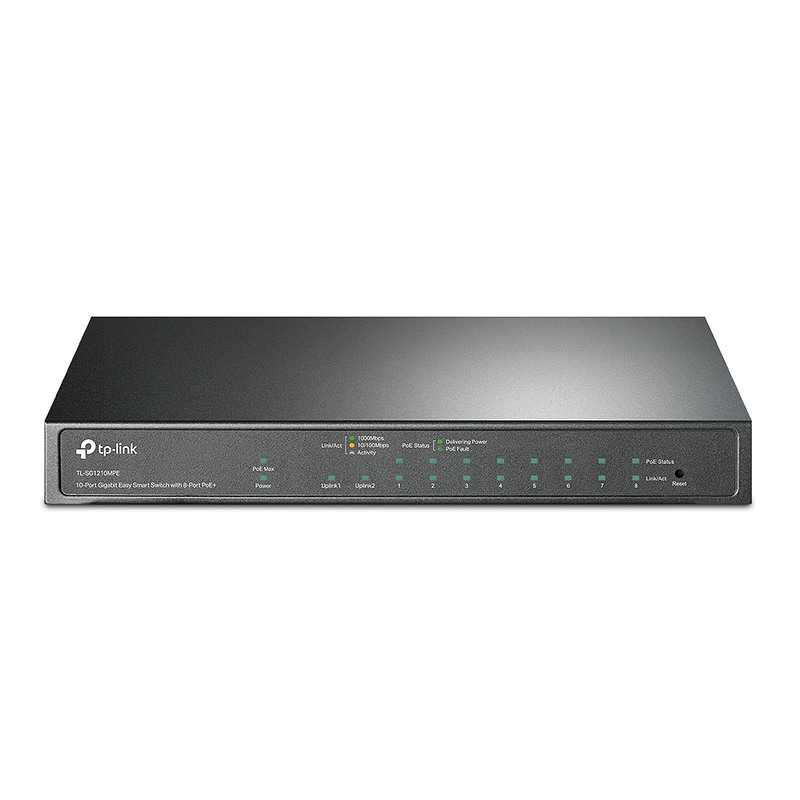 TP-Link TL-SG1210MPE Switch 10P Gigabit PoE+192W 1 SFP - vue 2