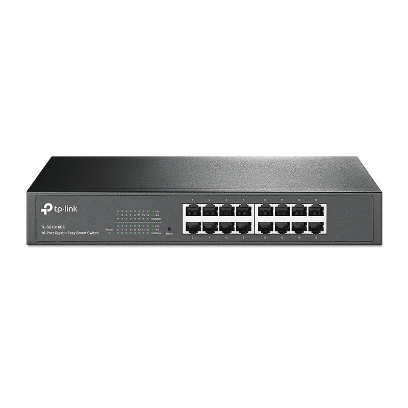TP-Link TL-SG1016DE commutateur réseau Géré L2 Gigabit Ethernet (10/100/1000) Noir