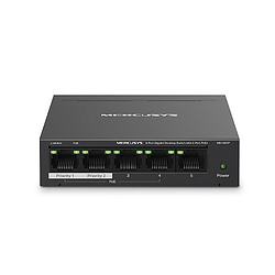 Mercusys MS105GP commutateur réseau Gigabit Ethernet (10/100/1000) Connexion Ethernet, supportant l'alimentation via ce port (Po