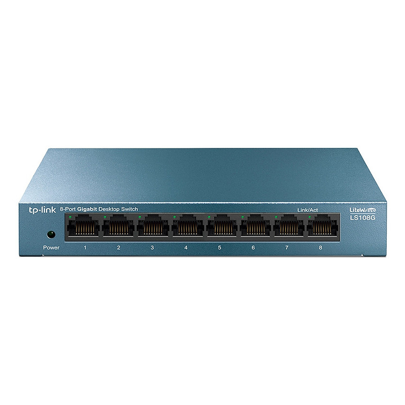 TP-Link LS108G commutateur réseau Non-géré Gigabit Ethernet (10/100/1000) Bleu