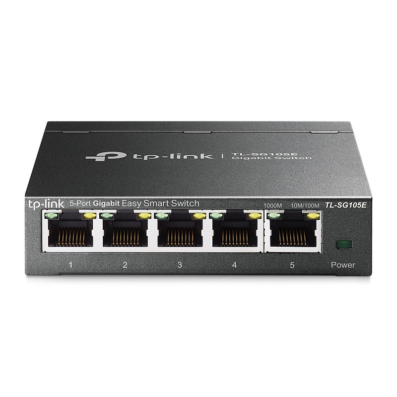 TP-Link TL-SG105E commutateur réseau Géré L2 Gigabit Ethernet (10/100/1000) Noir