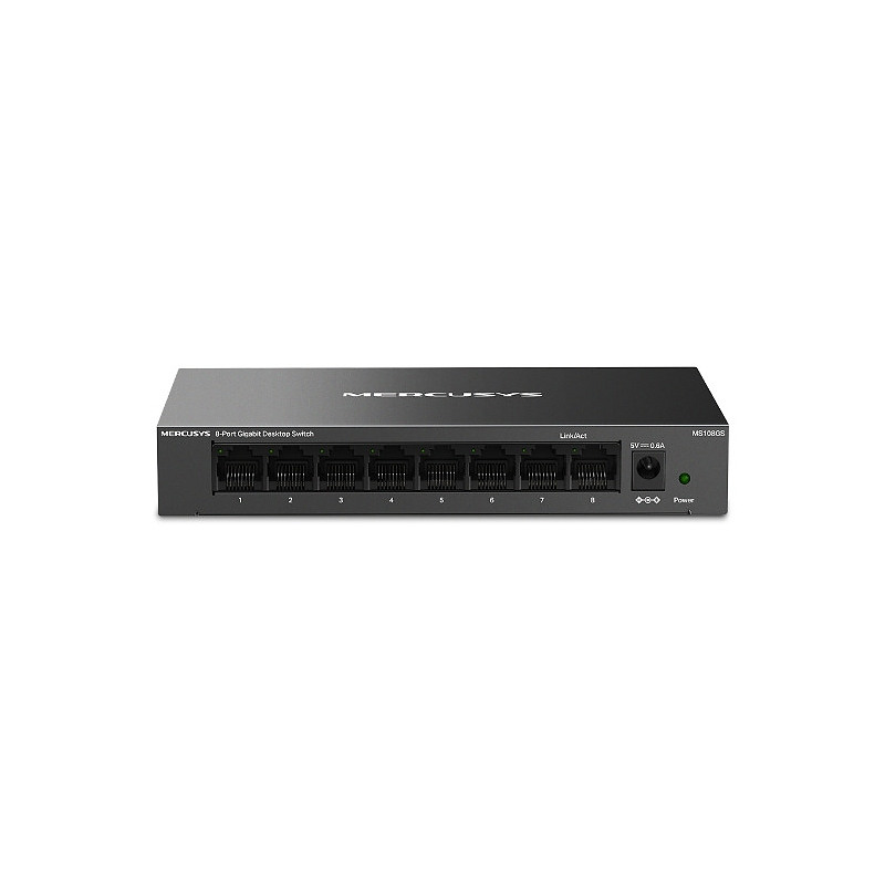 Mercusys MS108GS-M2 commutateur réseau Gigabit Ethernet (10/100/1000) Noir